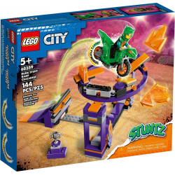 Klocki LEGO 60359 Wyzwanie kaskaderskie - rampa z kołem do przeskakiwania CITY